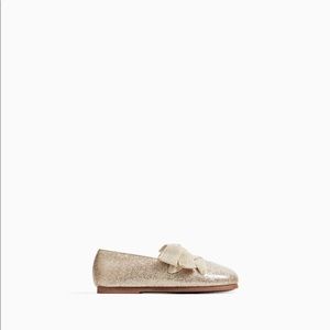 Zara Glitter Ballet Flats